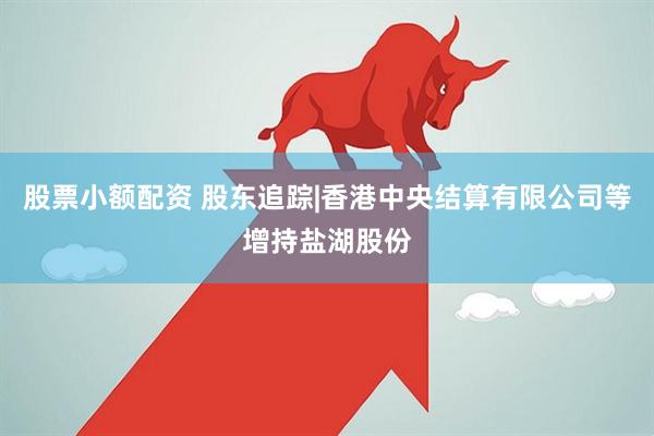 股票小额配资 股东追踪|香港中央结算有限公司等增持盐湖股份