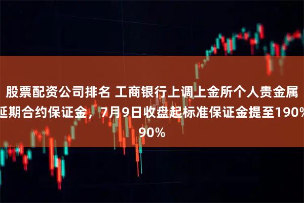 股票配资公司排名 工商银行上调上金所个人贵金属延期合约保证金，7月9日收盘起标准保证金提至190%